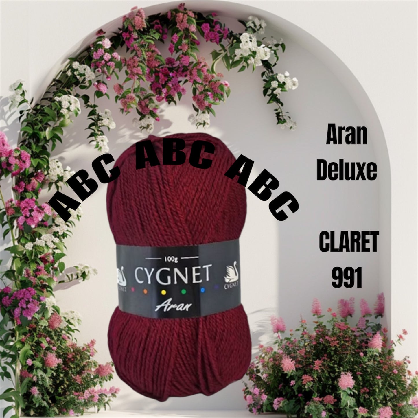 Cygnet Deluxe Aran 100g