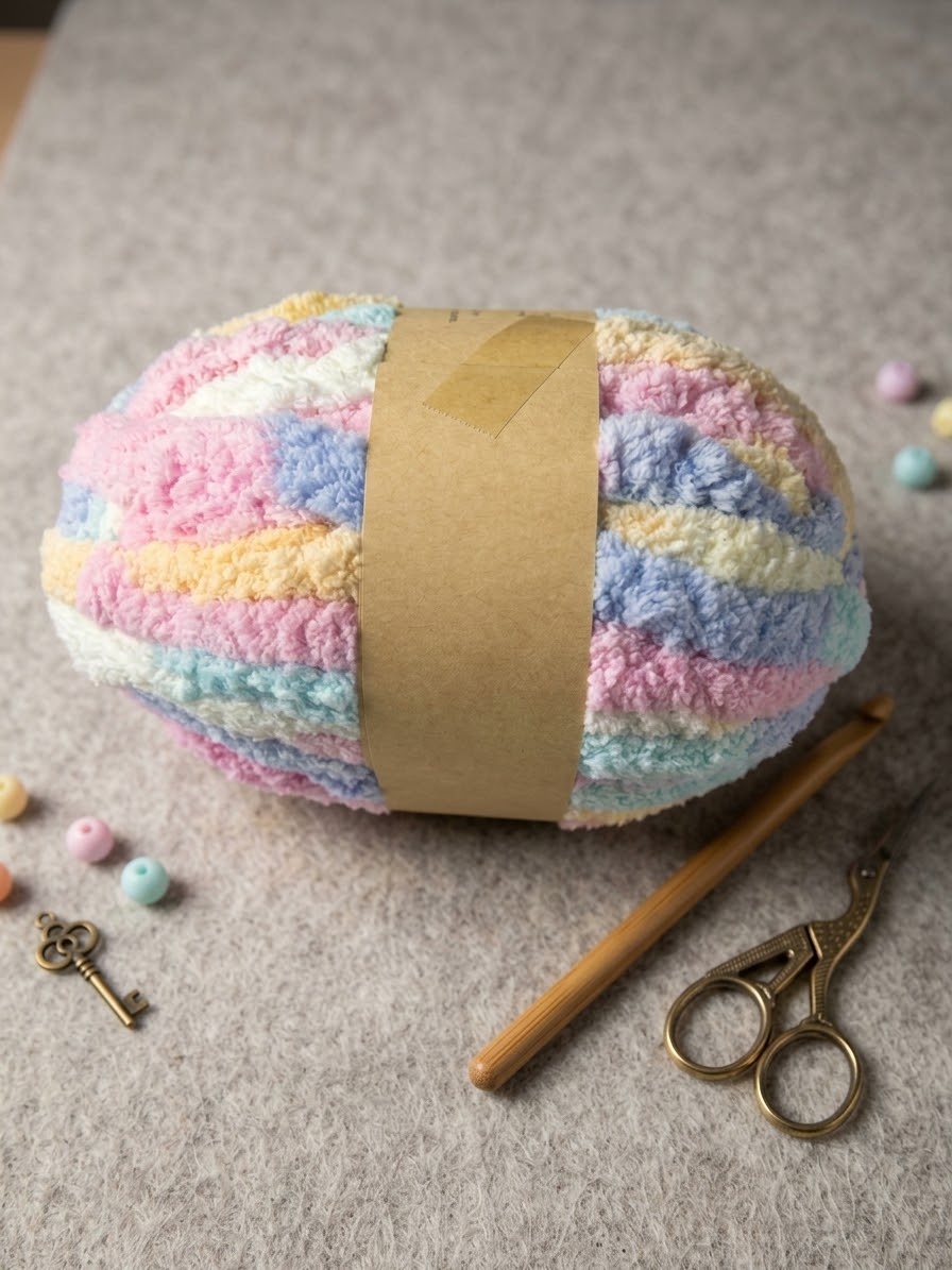 Jumbo Fluffy -Finger Yarn 250g Ball