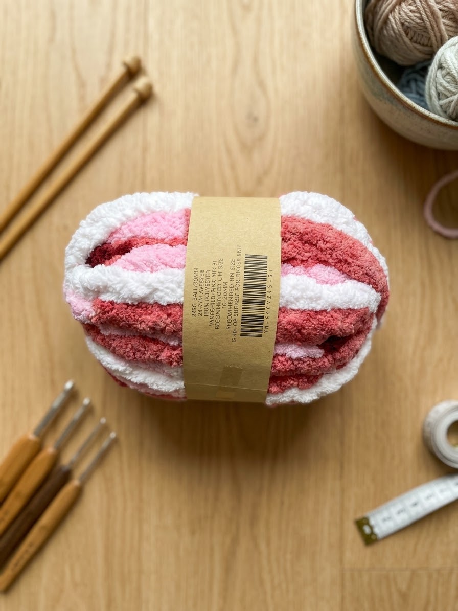 Jumbo Fluffy -Finger Yarn 250g Ball