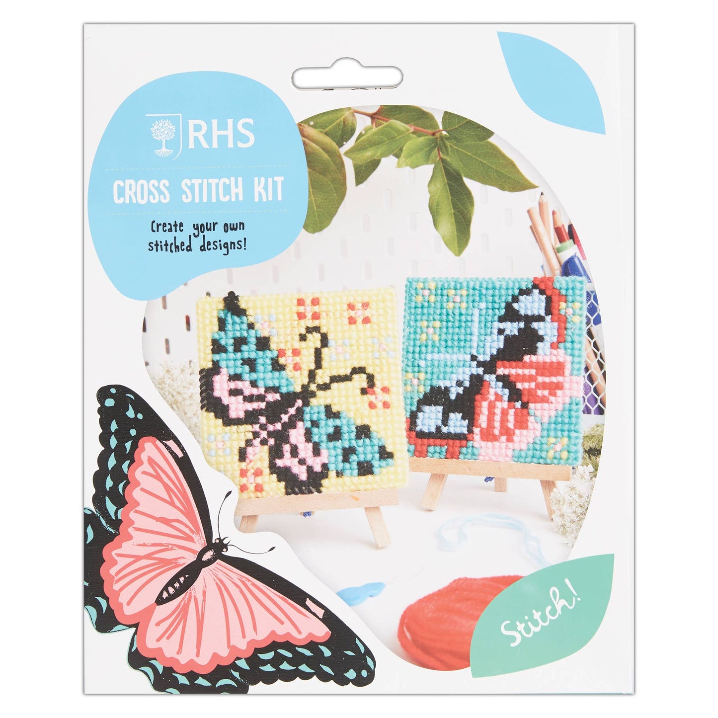 Royal Horticultural Society Mini Cross Stitch Butterflies