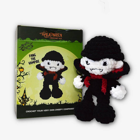 Knitty Critters - Halloween Crochet Kit - Fang the Vampire