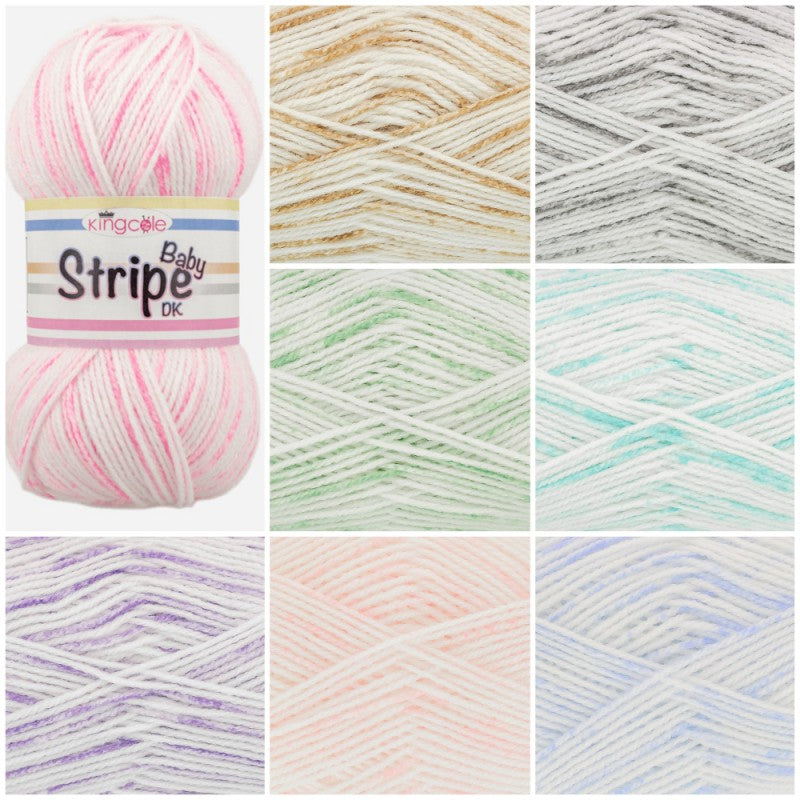 Baby Stripe dk 100g King Cole